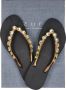 Uzurii Flower Aby dames slippers Black - Thumbnail 6