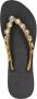 Uzurii Flower Aby dames slippers Black - Thumbnail 7
