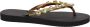 Uzurii Flower Aby dames slippers Black - Thumbnail 9