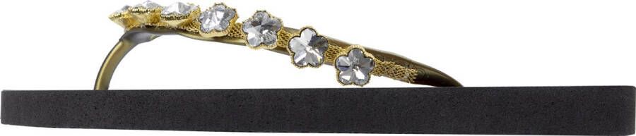 Uzurii Flower Aby dames slipper Zwart
