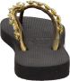 Uzurii Flower Aby dames slippers Black - Thumbnail 11