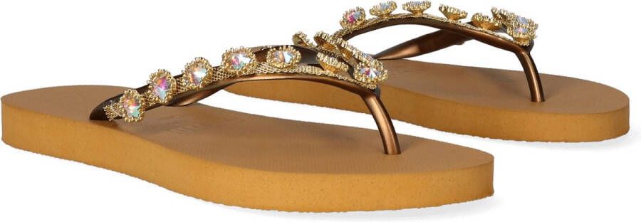 Uzurii Flower Aby Dames Slippers Ochre