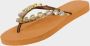 Uzurii Flower Aby Dames Slippers Ochre | Geel | Flower Aby - Thumbnail 11