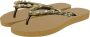 Uzurii Flower Aby Dames Slippers Ochre | Geel | Flower Aby - Thumbnail 3