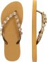 Uzurii Flower Aby Dames Slippers Ochre | Geel | Flower Aby - Thumbnail 7