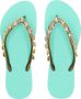 Uzurii Flower Aby Dames Slippers Mint Green | Aqua | Flower Aby - Thumbnail 10