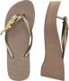Uzurii Gold Crocodile Switch High Heel Dames Slippers Taupe | Taupe | Gold Crocodile Switch High Heel - Thumbnail 6