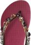 Uzurii Heart Bronze Dames Slippers Ruby | Bordeaux | Heart Bronze - Thumbnail 10