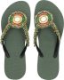 Uzurii Maria Army Green Dames Slippers Army Green | Groen | Kunststof - Thumbnail 5