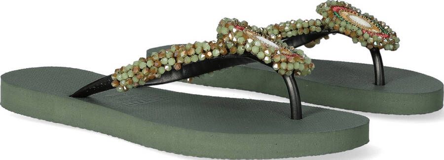 Uzurii Maria Army Green Dames Slippers Army Green | Groen | Kunststof - Foto 7