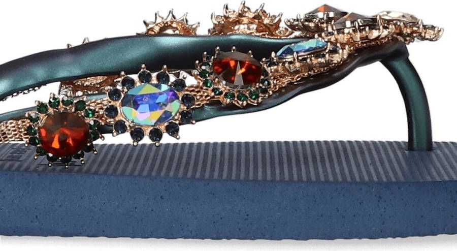 Uzurii Monroe blauw slippers dames (18.197.05)