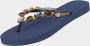 Uzurii Monroe Dames Slippers Navy Blue | Blauw | Kunststof - Thumbnail 10