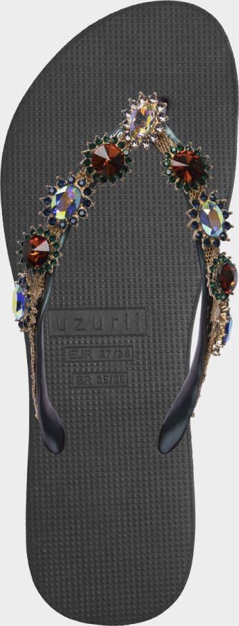 Uzurii Monroe zwart slippers dames (18.197.02)