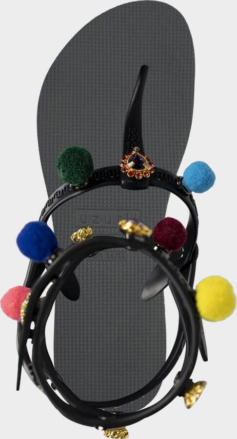 Uzurii Mystique Pompom Zilver
