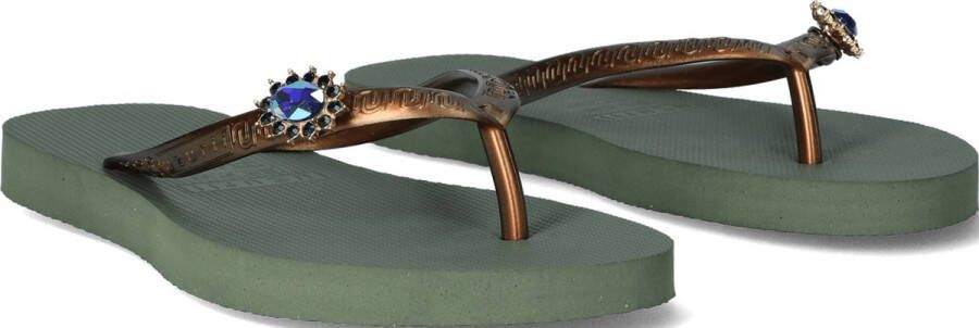 Uzurii Original Switch Dames Slippers Army Green Groen Kunststof
