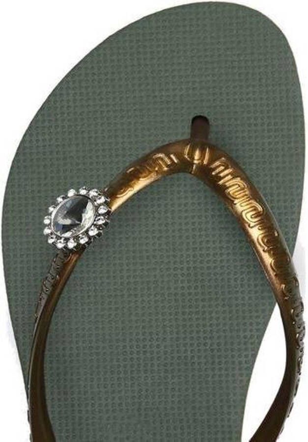 Uzurii Original Switch Dames Slippers Army Green Groen Kunststof