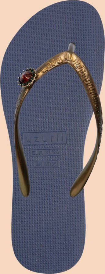 Uzurii Original Switch Dames Slippers Navy Blue Blauw Kunststof