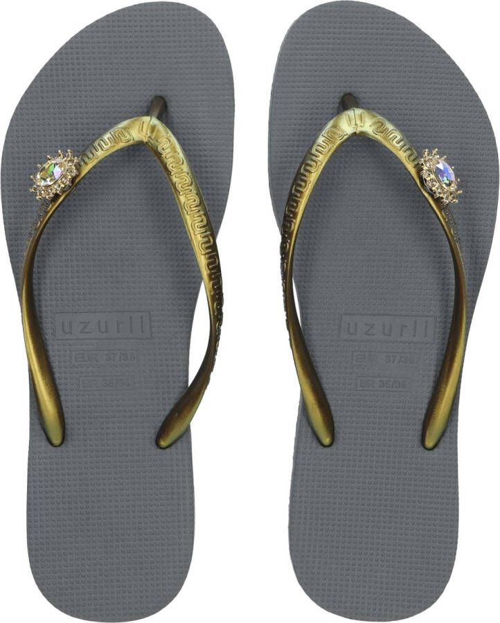 Uzurii Original Switch Dames Slippers Silver Zilver Kunststof