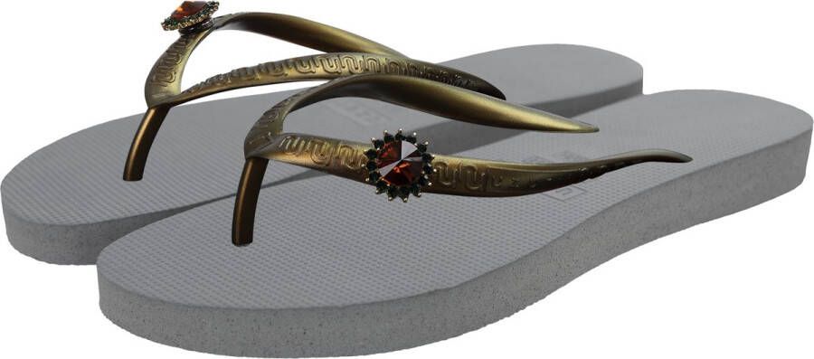 Uzurii Original Switch Dames Slippers Silver Zilver Kunststof