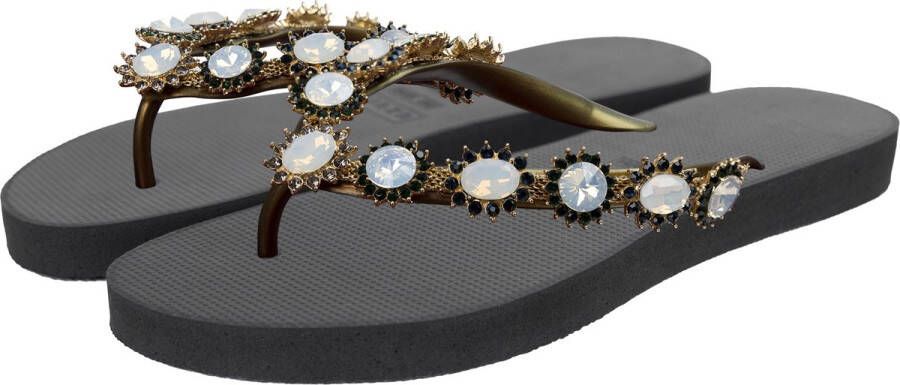 Uzurii Pearl Monroe dames slippers Mint green
