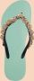 Uzurii Precious Bloom Gold dames slippers Mint green - Thumbnail 3