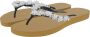 Uzurii Precious Bloom White dames slippers Army Green - Thumbnail 3