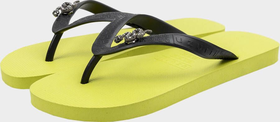 Uzurii Sport Switch Cobra Dames Slippers Neon Lime Geel Kunststof
