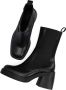 Vagabond Shoemakers Brooke Zwart Leren Vierkante Neus Laarzen Black Dames - Thumbnail 8