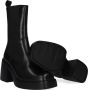 Vagabond Shoemakers Brooke Zwart Leren Vierkante Neus Laarzen Black Dames - Thumbnail 10