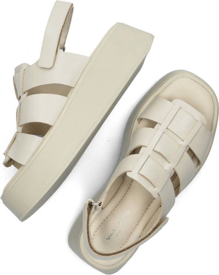 Vagabond Shoemakers Witte Courtney Leren Sandalen White Dames - Foto 7