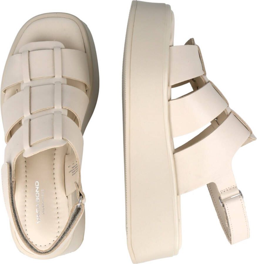Vagabond Shoemakers Witte Courtney Leren Sandalen White Dames - Foto 8