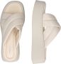 Vagabond Shoemakers Witte Leren Platform Slipper Courtney White Dames - Thumbnail 10