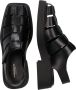 Vagabond Shoemakers Zwarte Leren Sandaal Eyra 301 Black Dames - Thumbnail 9