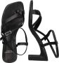 Strappy Sandals bruiloft Luisa Sandal Sandalen Dames Zwart - Thumbnail 9