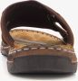 Van Beers leren heren slippers cognac - Thumbnail 7