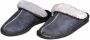 Van Buren Bolsward BV Schapenvacht pantoffels Lamsvacht dames slippers Grijs - Thumbnail 2