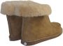 Van Buren Bolsward BV Schapenvacht pantoffels Lamsvacht hoge pantoffels Camel - Thumbnail 3