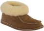 Van Buren Bolsward BV Schapenvacht pantoffels Lamsvacht dames sloffen Camel - Thumbnail 3