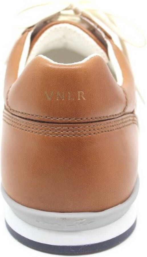 Van Lier Diego Lage sneakers Leren Sneaker Heren Cognac