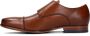 Van Lier Heren Cognac leren gespschoenen - Thumbnail 3