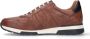 Manfield Heren Cognac leren sneakers - Thumbnail 2