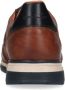 Manfield Heren Cognac leren sneakers - Thumbnail 4