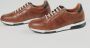 Manfield Heren Cognac leren sneakers - Thumbnail 5