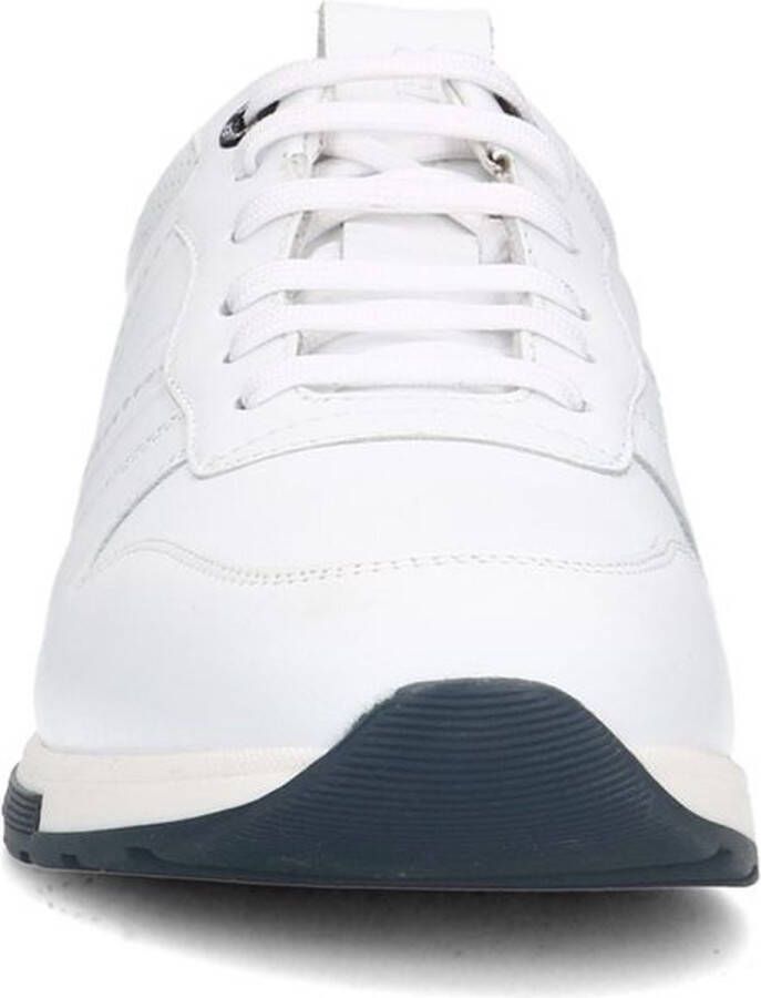 Van Lier Heren Witte leren sneakers