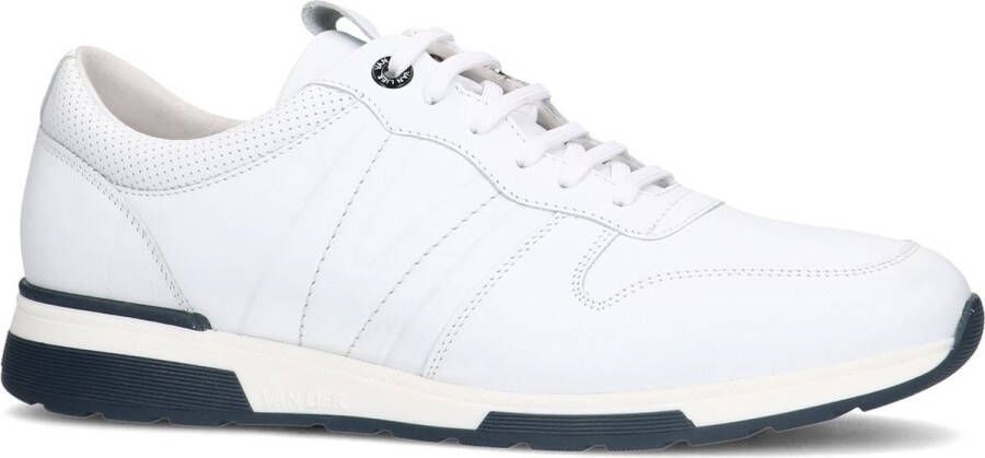 Van Lier Heren Witte leren sneakers