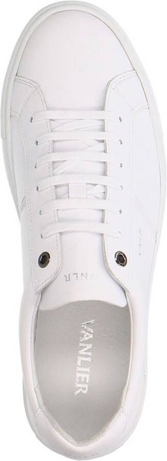 Van Lier Heren Witte leren sneakers