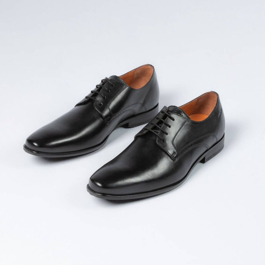 Van Lier Heren Zwarte leren veterschoenen - Foto 5