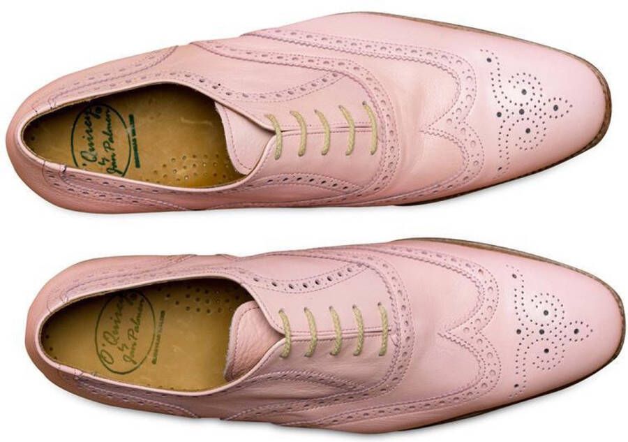 VanPalmen Quirey Nette schoenen heren veterschoen roze goodyear-maakzijze topkwaliteit