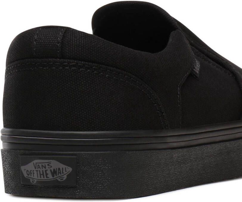 Vans Asher Canvas Heren Sneakers Black Black