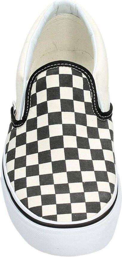 Vans Checkerboard Classic Slip-On Sneaker Black Off White